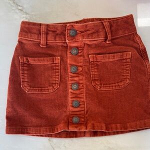 Cat & Jack Terracotta Corduroy Skirt